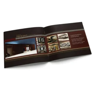 Offset Paper Brochure Catalogue Booklet Printing with Perfect Binding