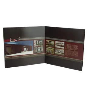 Offset Paper Brochure Catalogue Printing with Saddle Stitching and Perfect Binding