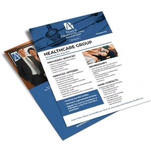 Offset Printed Brochure Flyer Leaflet Booklet with Foil Stamping on Paper or Cardboard