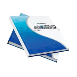 Offset Printed Corporate Brochures Company Introductions Catalogue Sewing Binding Coated Paper Portfolio Illustrated Album