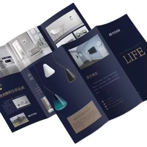 Offset Printed Paper Book Flyers Leaflet Catalogue Brochure Magazine Printing Service for Clothing & Shoes