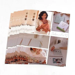 Offset Printed Poster Model Folder Made From Cardboard Art Paper and Corrugated Board Custom Trifold Leaflet Flyer Pocket Folder