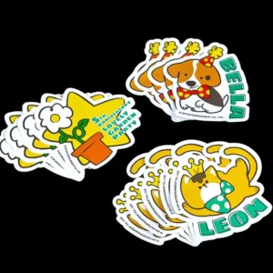 Oil-Proof Waterproof Vinyl Self-Adhesive Die-Cut Packaging Labels