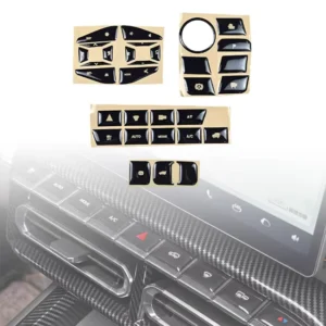 On Sale Interior Full Set Car Button Stickers Button Decoration Sticker for T1 Accessories