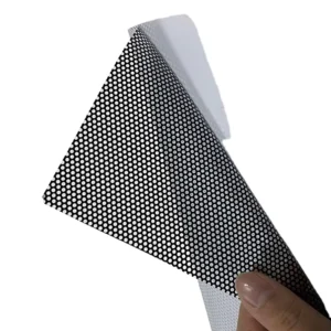 One-Way Vision Perforated Vinyl Window Film Personalized Logo Die-Cut Sticker