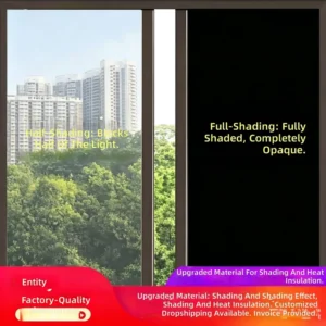 One way Perspective Glass Film Heat Insulation UV Resistant Explosion proof Sunshade Sticker for windows and Balconies