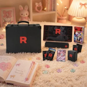 Original Chinese Paper CSV10C Rocket Team Exclusive Suitcase Gift TCG Collection Card Toy Booster Sealed