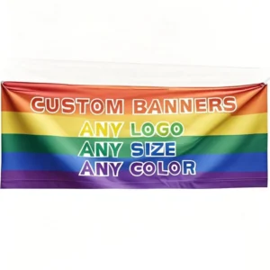 Outdoor Custom Logo-Printed Polyester Mesh Banner