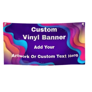 Outdoor Custom Printed Vinyl Banner Full Color Digital Print Durable Hanging Style for Sports Games Advertising Grommets