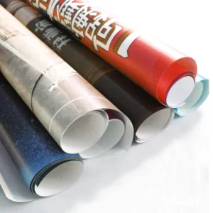 Outdoor Durable Digital Printing Vinyl Poster, 50×70, Waterproof UV-Resistant, Eco-Friendly, Portable