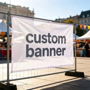 Outdoor Fence Advertising Fabric Mesh Banner for Events