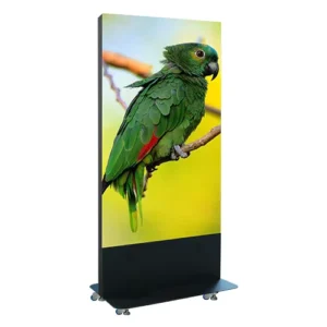 Outdoor Full-Color LED Video Panel Cabinet, IP65, P2.5-P6, MUPI Totem and Poster Display