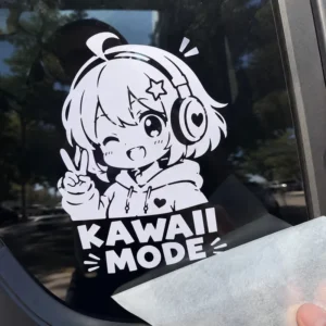 Outdoor Grade Laser Die Cut Car Vinyl Stickers Anti Scratch Car Window Decals
