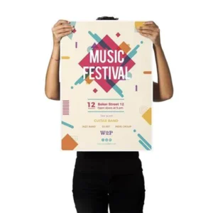 Outdoor Poster Display Personalized Matte Glossy Backlit Poster for Shop Decoration