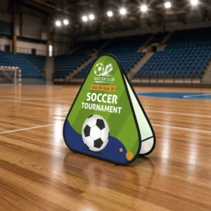 Outdoor Standing Non-Woven Portable Foldable Popup Banner Double-Sided Digital Printed