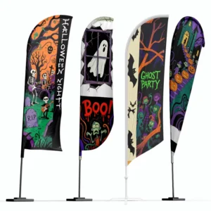 Outdoor Teardrop Flag Advertising Banner