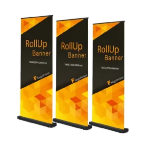 Outdoor Trade Show PVC Vinyl Printed Retractable Roll-Up Banner Stand, Teardrop