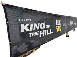 Outdoor UV-Resistant Windproof Polyester Mesh Banner