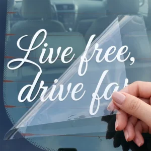 Outdoor Use Custom Weatherproof Die Cut Logo Window Sticker Lettering Decals Transfer Windshield Bumper Vinyl Car Sticker