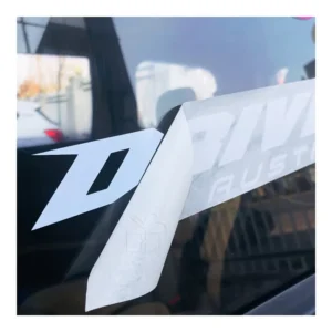 Outdoor Vehicle Use Custom Logo Letter Decorative Vinyl Window Stickers Die Cut Vinyl Decal Transfer Car Window Stickers