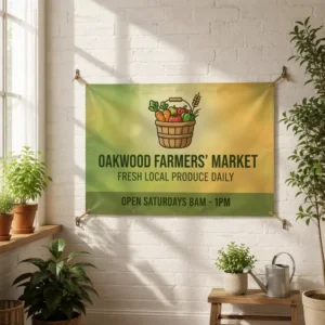 Outdoor Waterproof Custom Polyester Banner