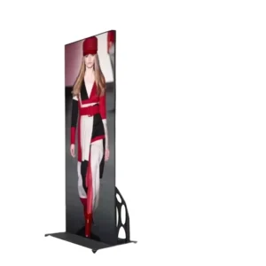 P1.86 P2 P2.5 GOB Floor-Standing Single-Sided 4G WiFi USB Movable Mirror LED Poster Display Screen 640x1920mm