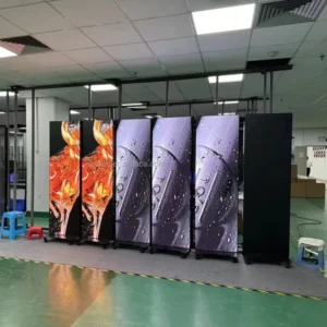 P1.875 COB LED Panel 600x2025mm Indoor Wall Digital Poster Display Screen for Store