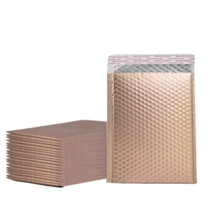 PE Glitter Bubble Mailer Bags with Security Offset Printing