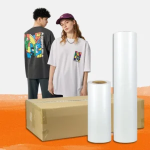 PET DTF Film Heat Transfer Roll 30/60cm Hot/Cold Peel Inkjet Printable Washable Textiles 0.07mm Thickness