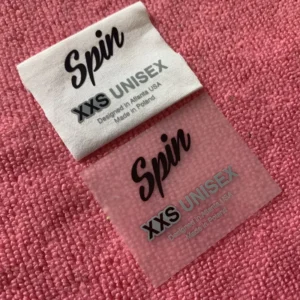 PET Film Neck Size Heat Transfer Label for T-Shirt Apparel Textile