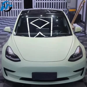 PET HD Flat Matte Khaki Green Cast Vinyl 1.52X18M 5X60FT Car Wrap Factory Direct PET TPU Cast