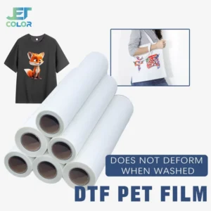 PET High-Temperature DTF Film Roll for Clothing, A3/A4/A2, 30/60cm, Compatible with Digital Printers