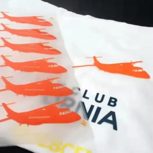 PET Vinyl Custom 3D Raised Logo High Density Rubber Silicone Heat Transfer Labels for Clothing
