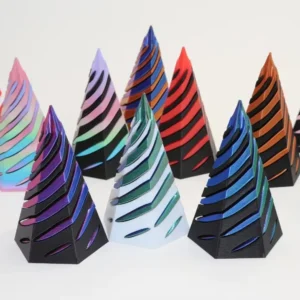 PLA 3D Printed Fidget Spiral Stretch Cone PLA 3D Printing FDM Print Service