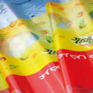 POF Polyolefin Heat-Shrink Wrap Film with Printed Heat Seal for Beverage Packing