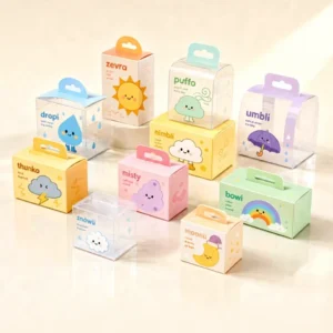 PP PET PVC Recycled Plastic Box Manufacturer Transparent Personal Care Chocolate Food Packaging