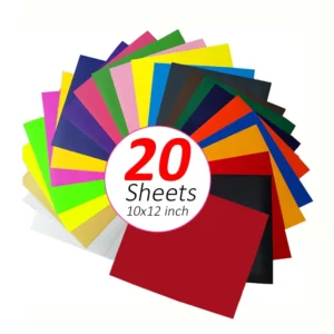 PU Heat Transfer Film Roll or Sheets for Clothing Printing, HTV PU/TPU Pattern Heat Transfer Vinyl
