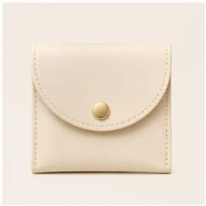 PU Leather Jewelry Envelope Organizer for Pendant Packaging and Storage