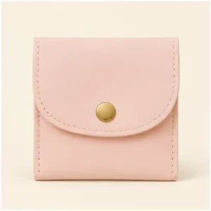 PU Leather Jewelry Envelope Organizer for Pendant Packaging and Storage
