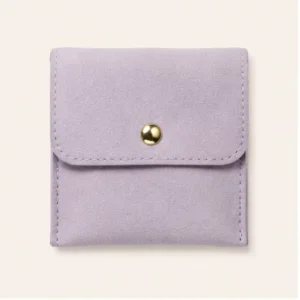 PU Leather Jewelry Envelope Packaging Bag with Flap