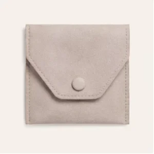 PU Leather Jewelry Packaging Envelope Wallet for Chain Pendant and Ring