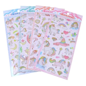 PVC 3D Label Printing Epoxy Domed Sticker OEM Custom Logo Cartoon Adhesive Sticker Promotional Gifts