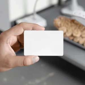 PVC Blank White RFID NFC Card 13.56MHz Offset Printing Custom Embossing Surface Finish Plastic Magnetic Printing