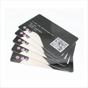 PVC Business Cards with Spanish, Arabic, Russian, French, English, Japanese, Korean, Italian, Hindi, German & Portuguese Customization