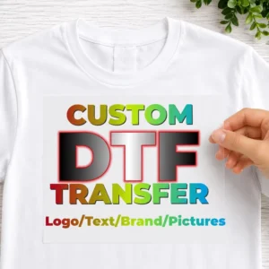 PVC DTF Heat Transfer Vinyl Clothing Labels