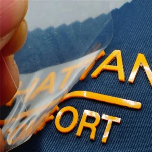 PVC Heat Transfer Printed Clothing Label 3D Rubber Badge Custom Silicone Patch