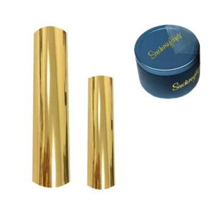 PVC High-Temperature Gold and Silver DTF Heat Transfer Film for Custom Logo Clothing Printing