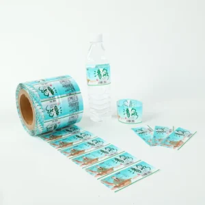 PVC PET Heat Shrink Sleeve Labels with Gravure Printing for Beverage Mineral Water Packaging