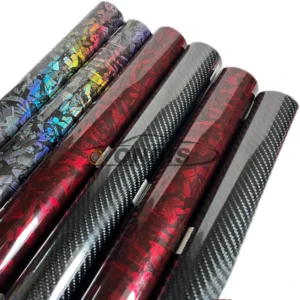 PVC PET PPF Color Changing Holographic Carbon Fiber Anti Scratch Vinyl Lamination Film Roll Foil Car Body Wrap Stickers Coating