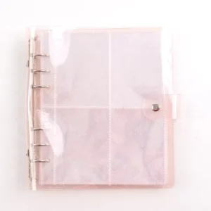 PVC Portable Photo Album Jelly Glitter Color Album For Mini Instax & Name Card Kpop Stars Photos Binder